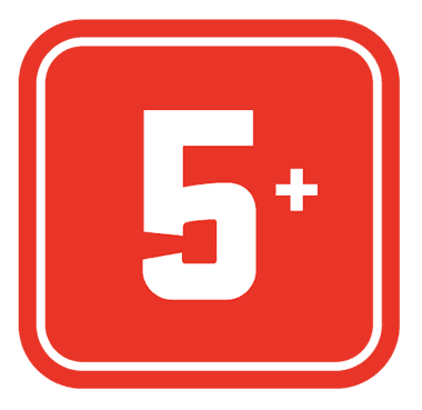 Icon representing 5+ people